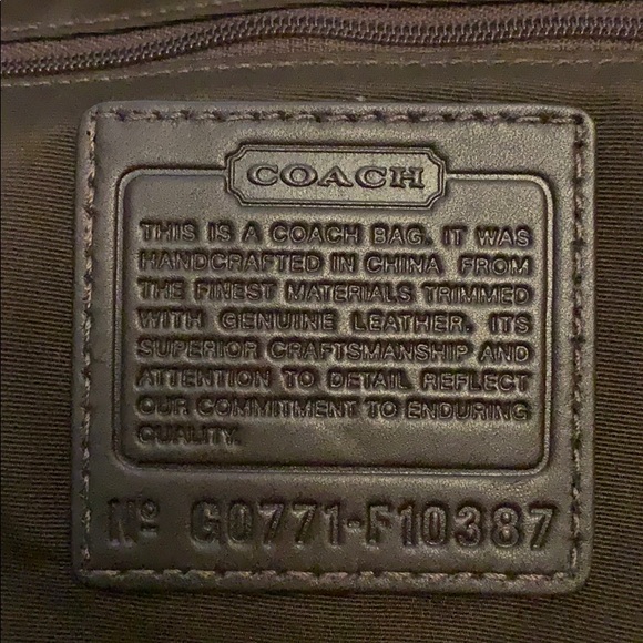 Coach patchwork bag F10387 - Picture 8 of 12